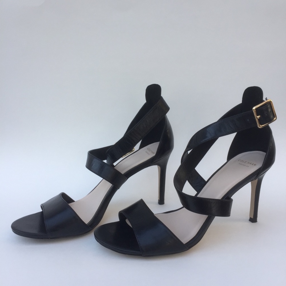 Cole Haan Cross-Strap Open Toe Stiletto Sandal 8.5